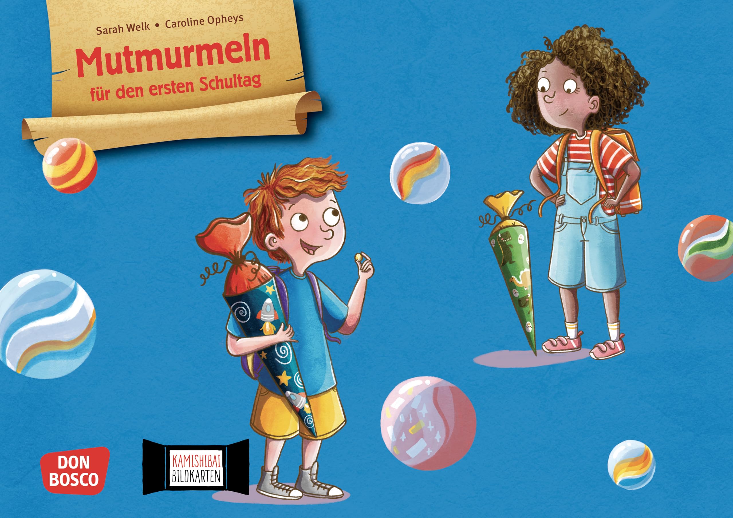 Mutmurmeln für den ersten Schultag. Kamishibai Bildkartenset: Entdecken - Erzählen - Begreifen: Bilderbuchgeschichten Wie der Schulanfang ohne Angst ... für unser Erzähltheater)