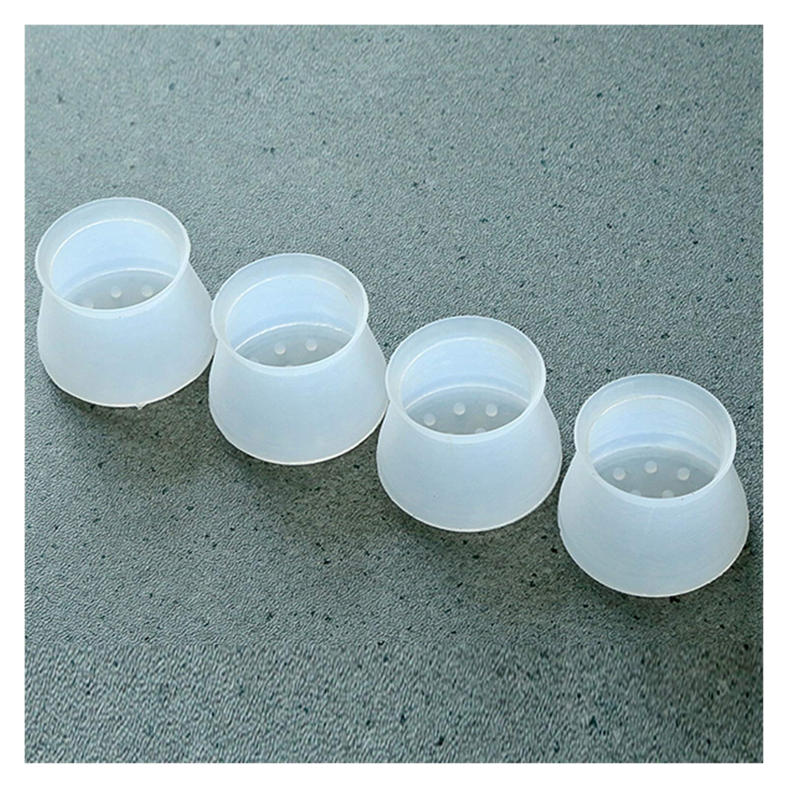 Chair Leg Floor Protectors Furniture Leg Caps Silicone Table Chair Floor Protectors Pack of 16