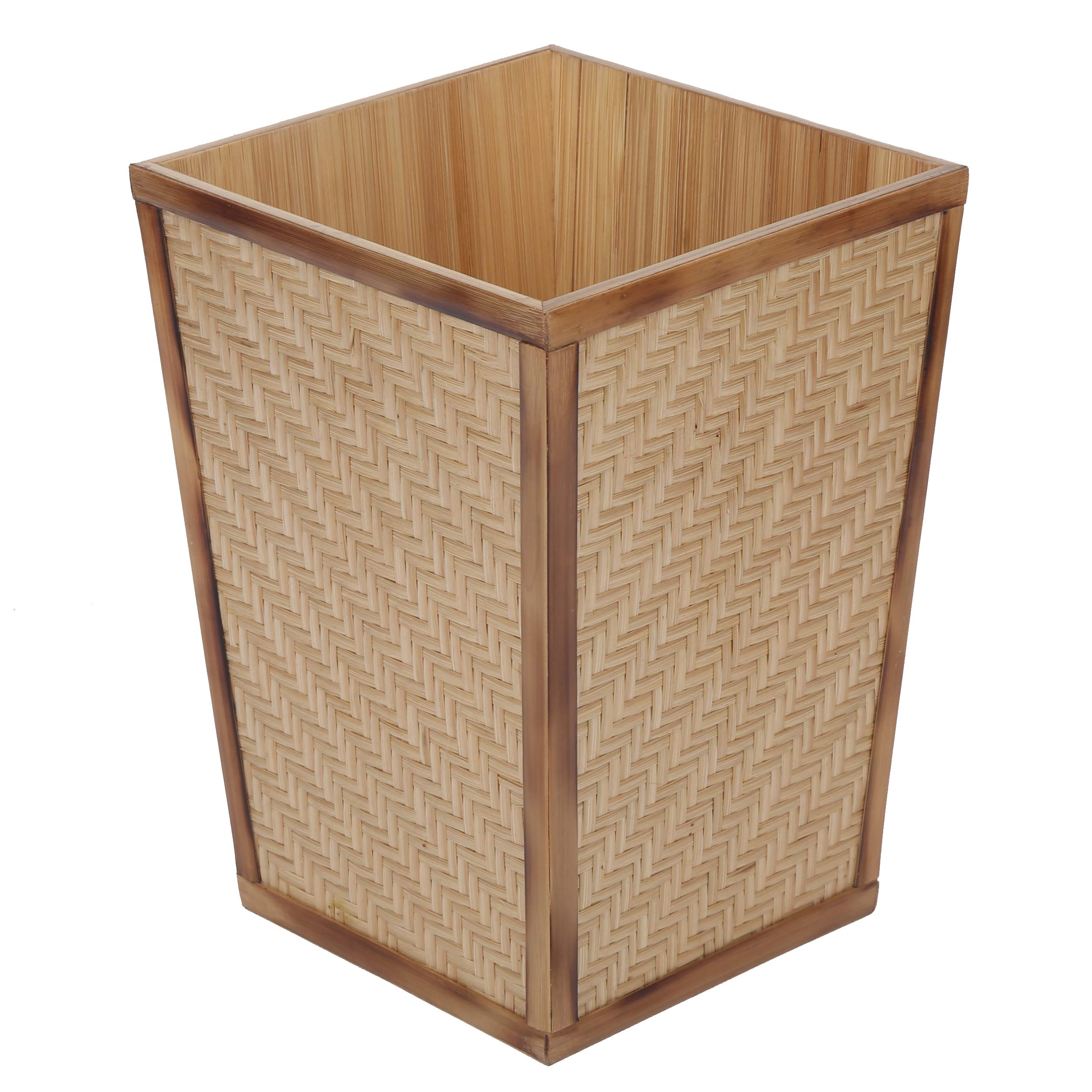 SILVER BELLS Natural Bamboo Dustbin Small (Natural) (B08CSWBNXG) Amazon Price History, Amazon Price Tracker