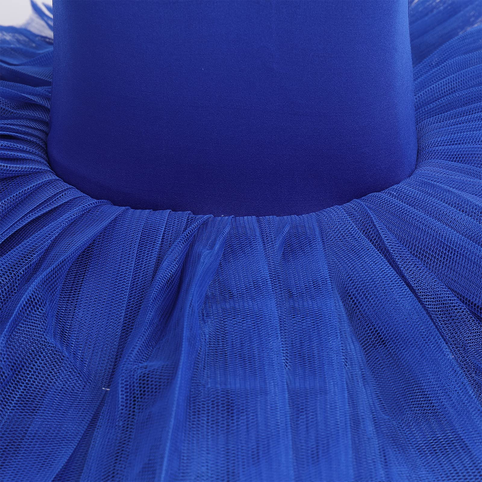 ABEHIK Robe de Ballet Tutu Danse Classique Femme sans Manche de Couleur Unie Robe de Ballet Costume Lac des Cygnes Robe Tutu de Danse Costume de Ballet Robe Poncho Robe Performance