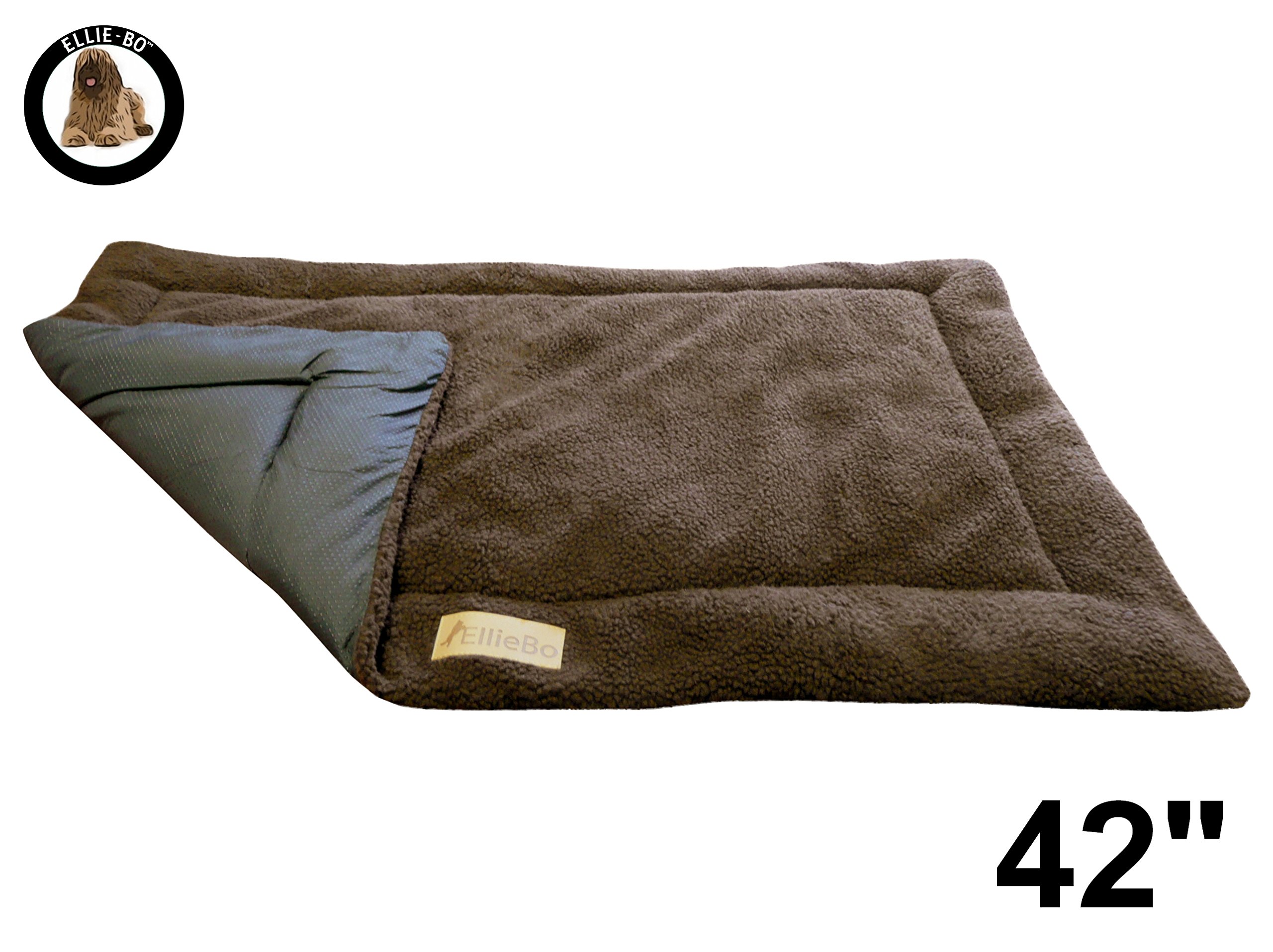 Ellie-Bo Hundebett Aus Sherpa-Fleece – Wendbar, Rutschfest, Für 107 Cm Käfig