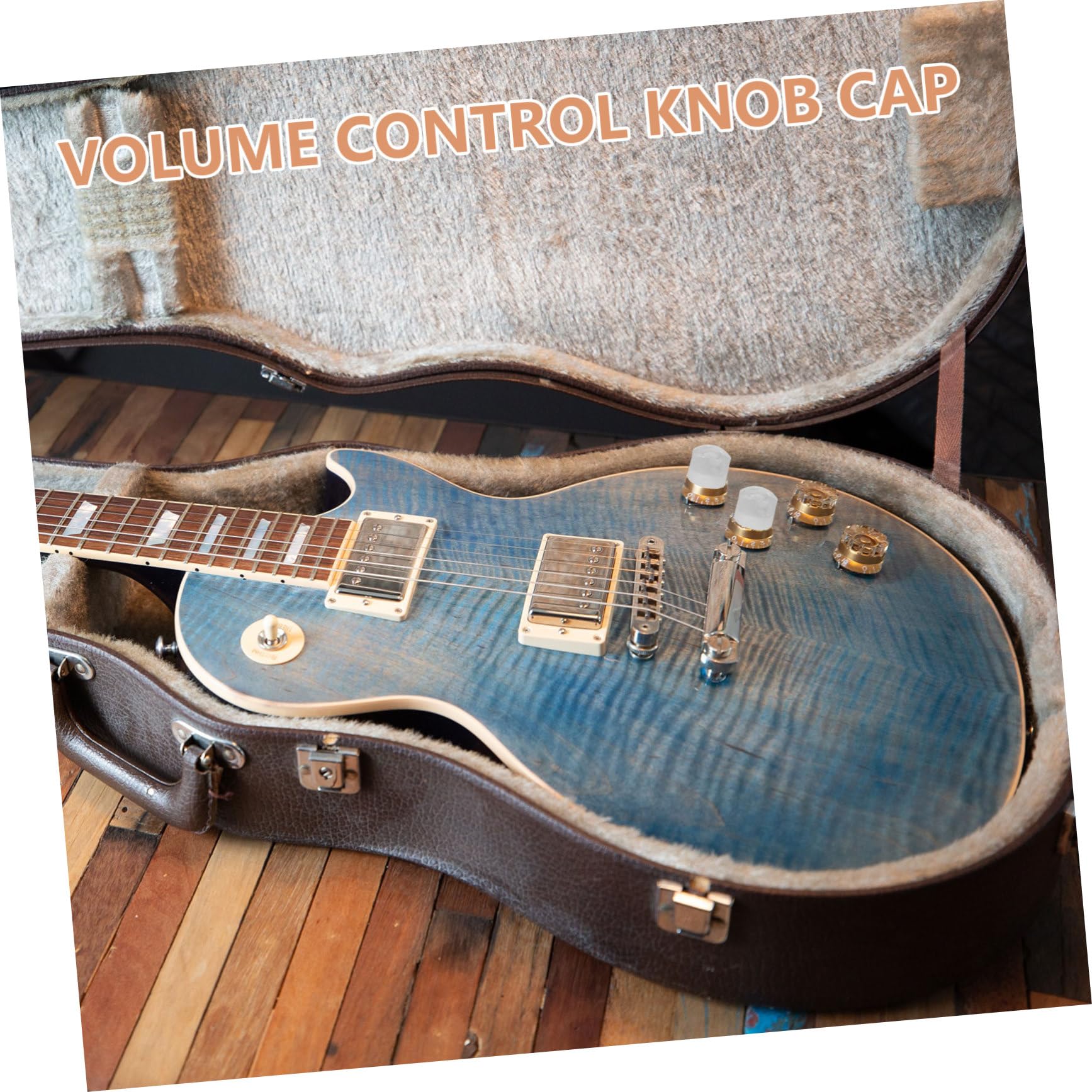 BESPORTBLE 1 Set Potentiometer Control Knobs for Guitar Volume Tone Rotary Knob Accessories for Electric Guitar Bass Amplifiers Effects Durable and Practical Design