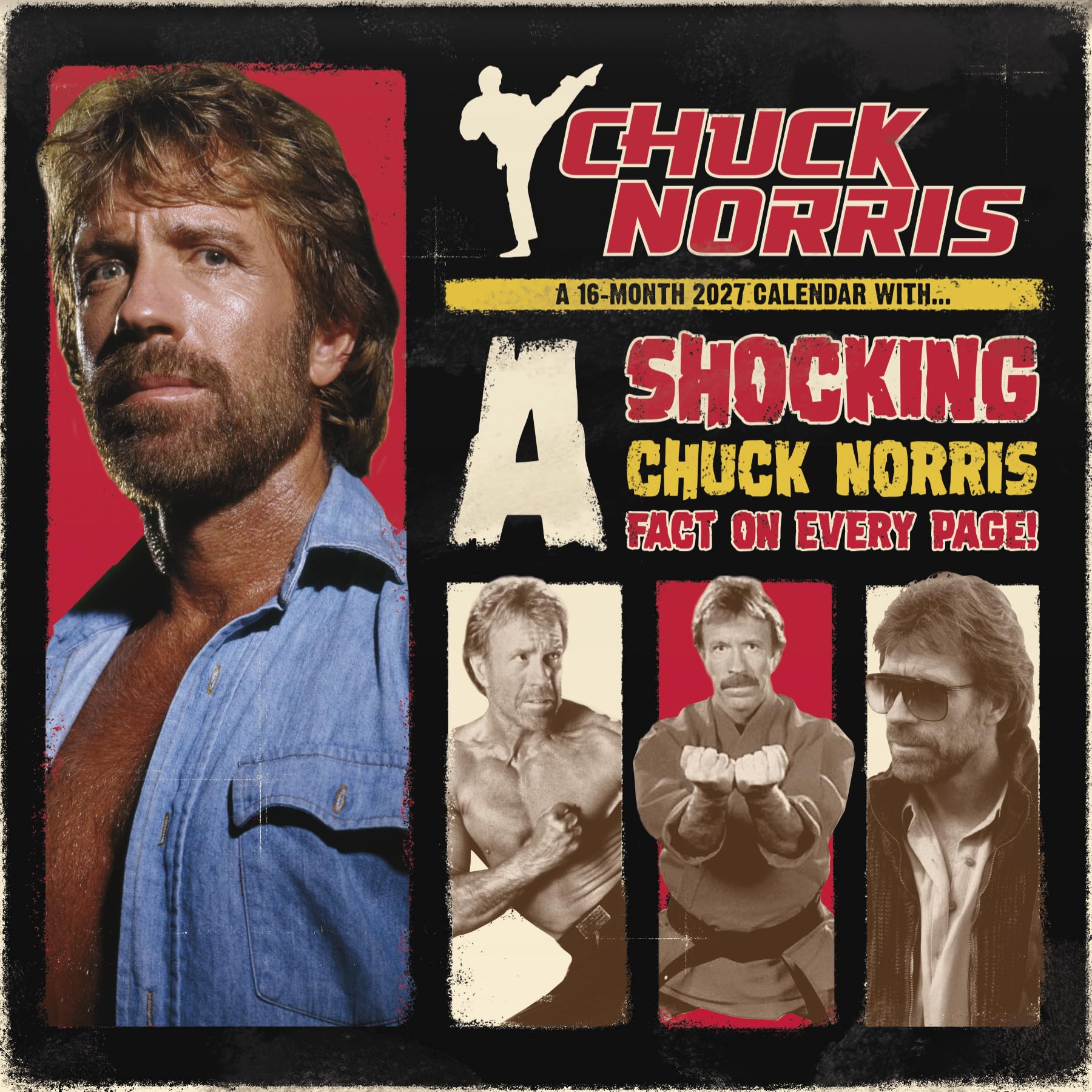 2027 Chuck Norris Wall Calendar