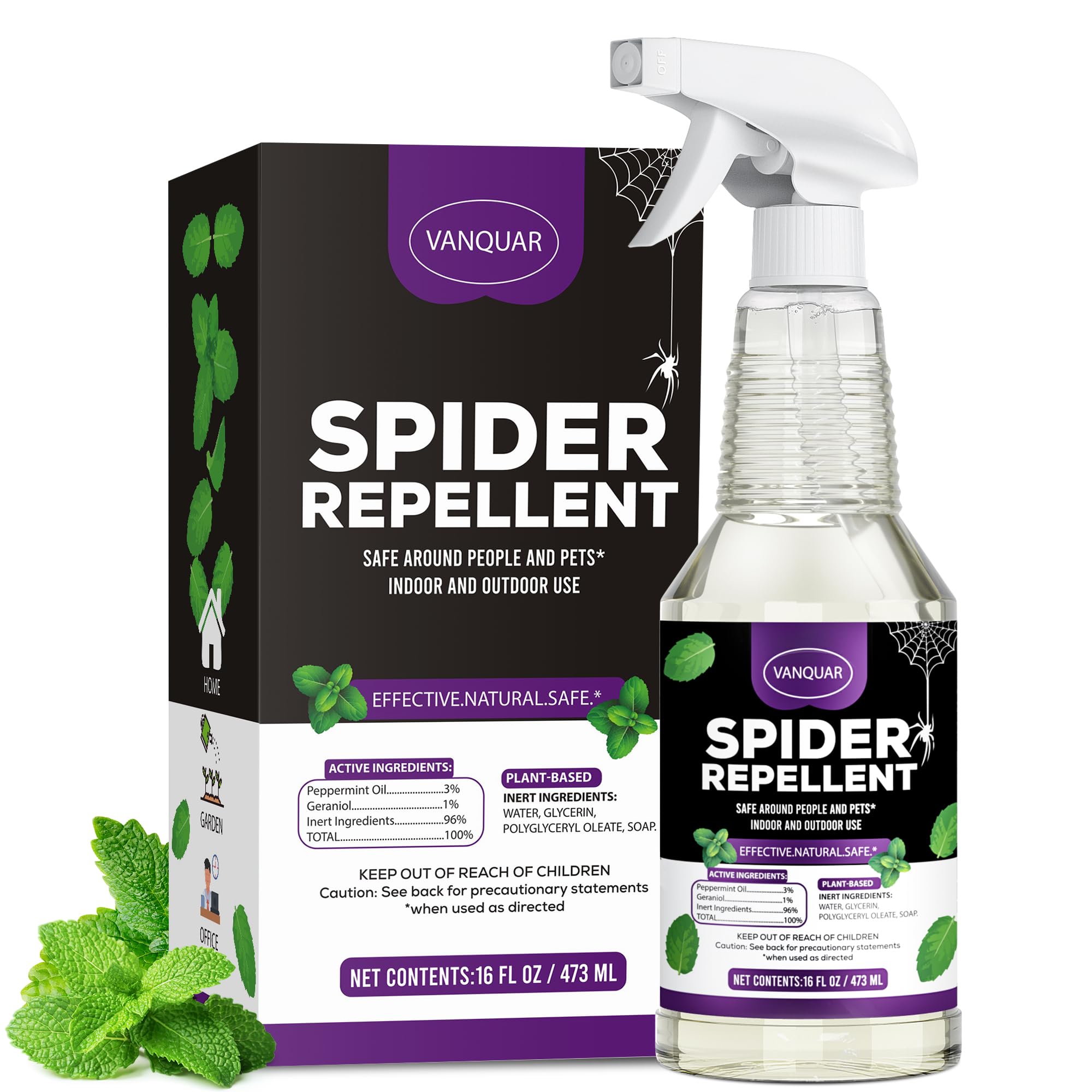 VANQUAR Peppermint Oil Repellent
