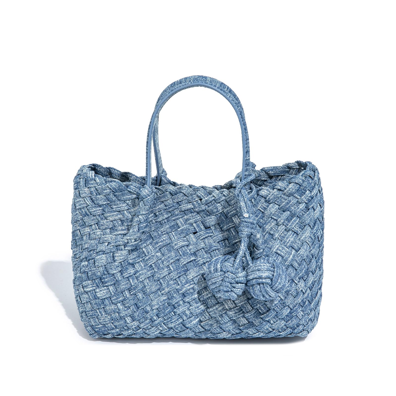 Woven Tote Bag for Women, Hobo Bag for Work, Large Beach Travel Handbags and Purses, Retro Shoulder Bag, Shopping Bag