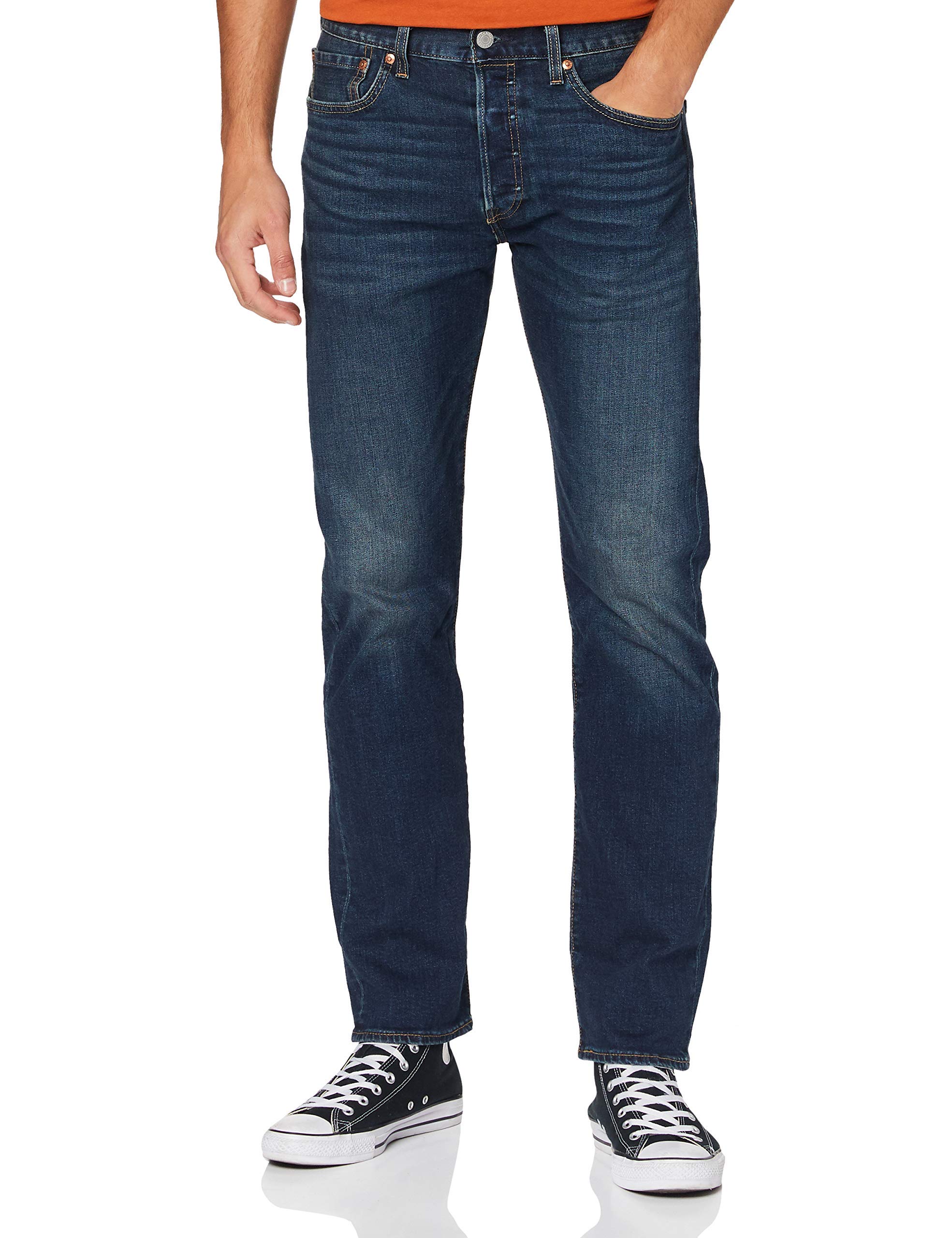 Levi'sMen's 501 Original Fit Jeans, Block Crusher, 36W / 30L