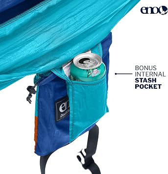 ENO, Eagles Nest Outfitters DoubleNest Lightweight Camping Hammock, 1 to 2 Person, Special Edition Colors, ATC