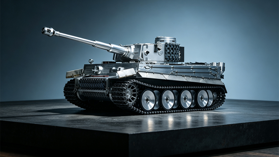 Amazon.com: wheelfun Henglong 1/8 RC Tank Full Metal German Tiger