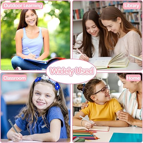 Miniatura 7 de SHAIDOJIO Bolígrafos borrables, 8 bolígrafos de gel borrables con 40 repuestos y 2 borradores, bolígrafo de tinta de gel de punta fina de 0.014 in