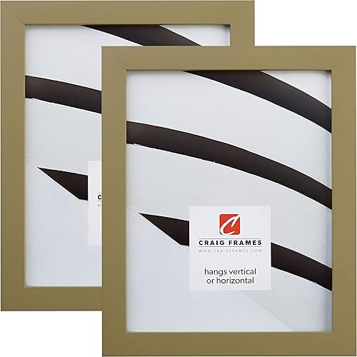 Miniatura 7 de Craig Frames Confetti - Marco de fotos de 18 x 24 pulgadas, color amarillo claro moderno, juego de 2