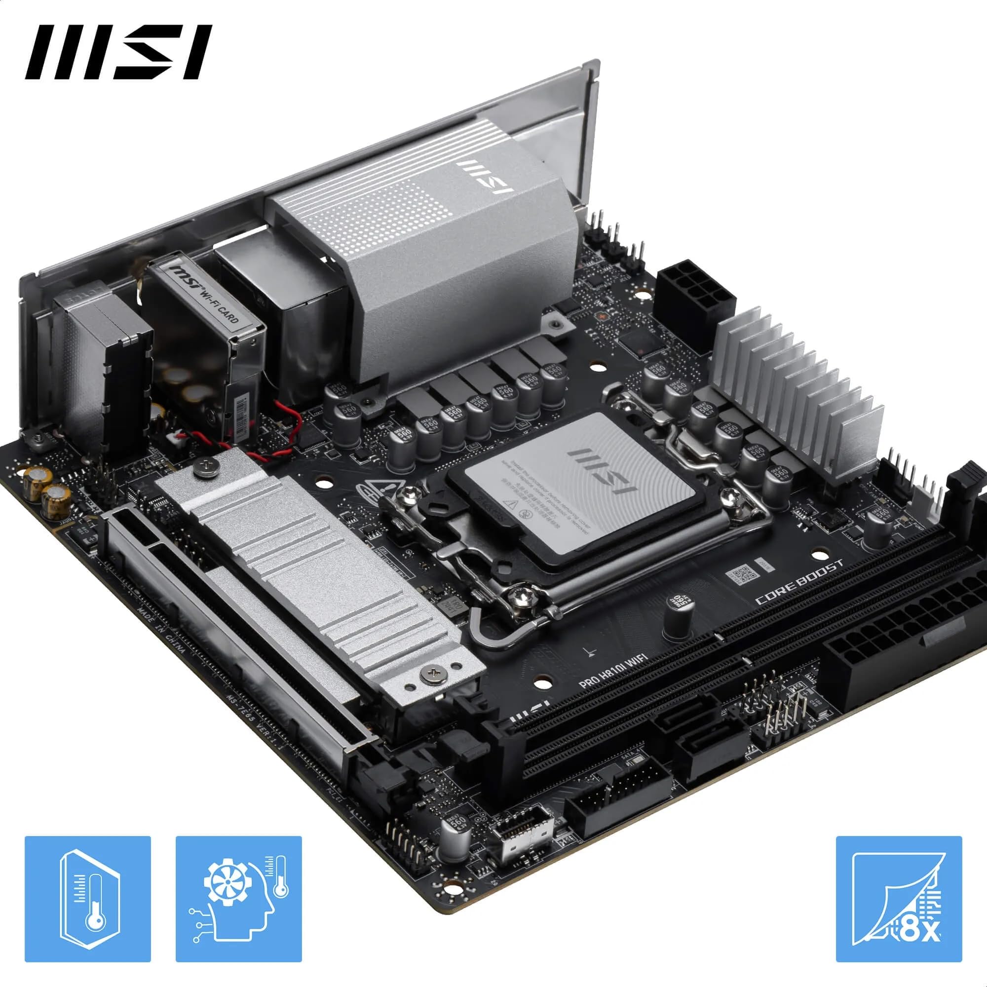 Amazon.com: MSI PRO H810I WiFi Motherboard, ITX - Supports Intel