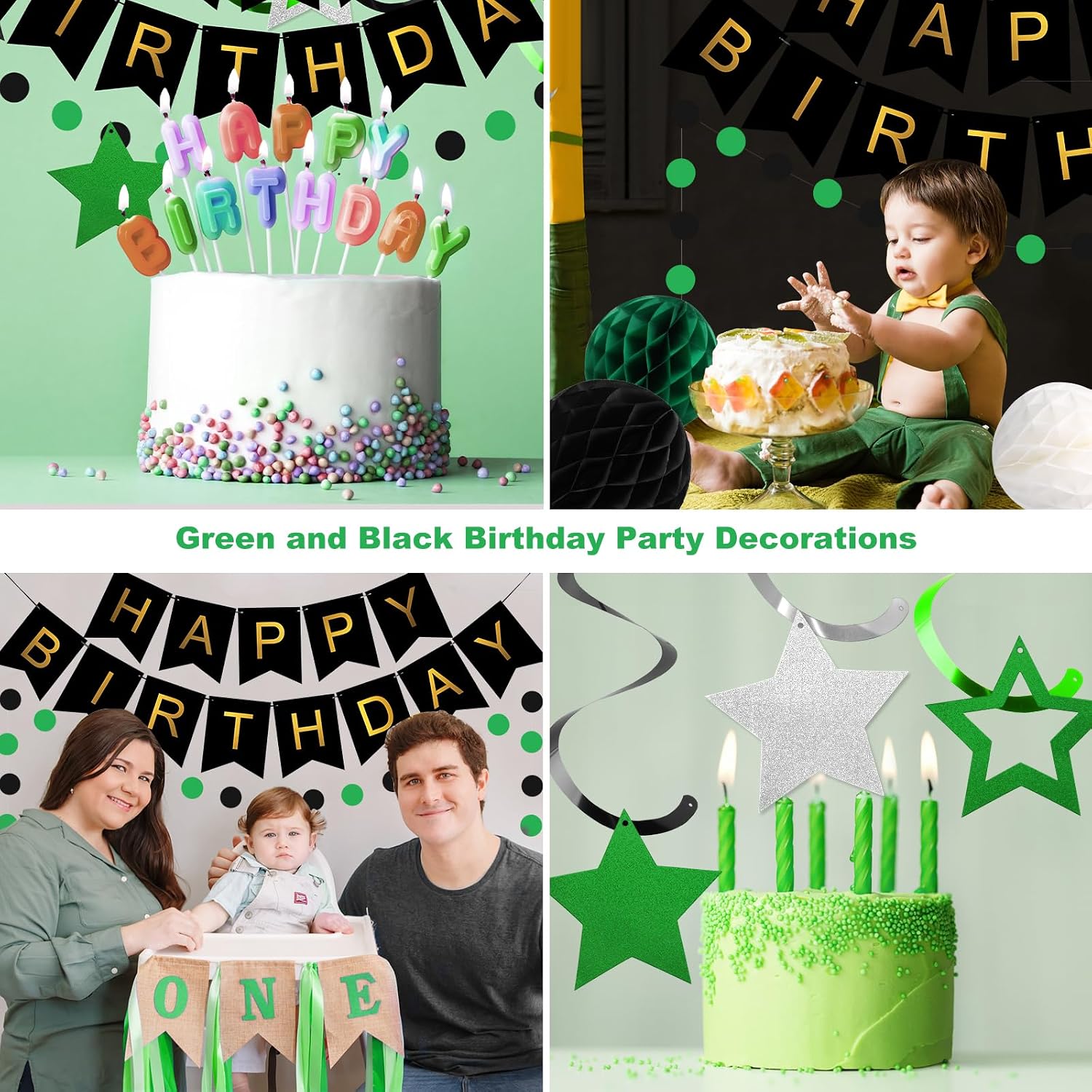 meowtastic Birthday Decorations Happy Birthday Banner with Honeycomb Balls image 4