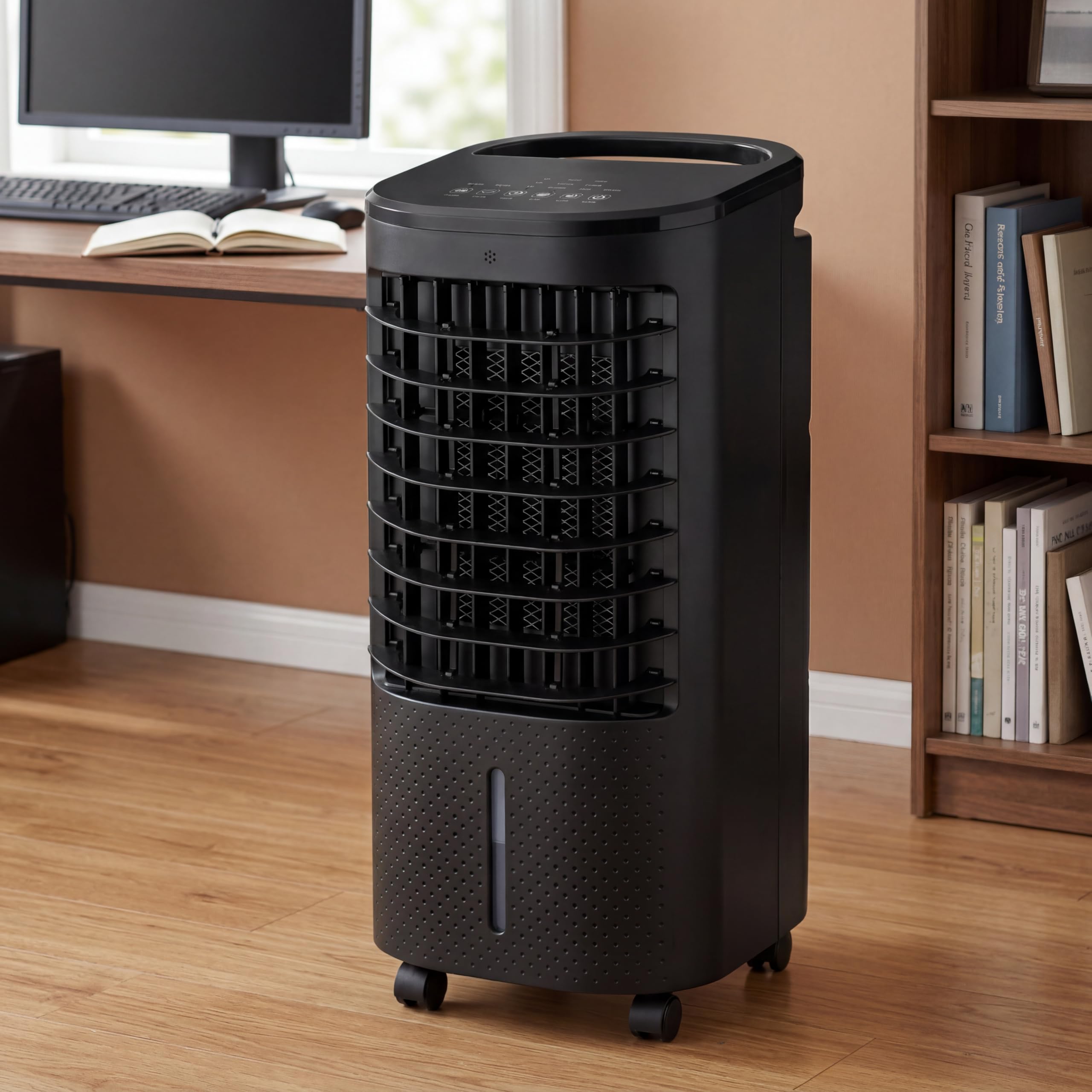 Air Pro Air Cooler 3-in-1, 5L Capacity, Remote Control, Portable Evaporative Air Cooling, 7-Hour Timer 3 Speeds, Oscillating Cooling Fan Air Cooling with Ice Packs for Home Office