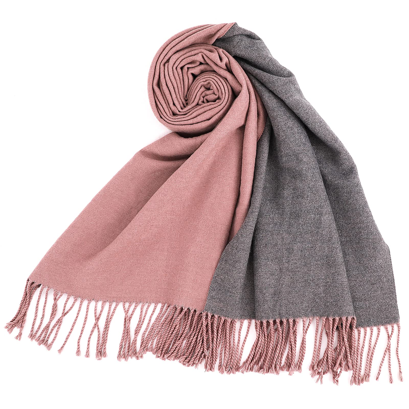 EASTBUDDYWarm Scarfs for Women,Pashmina Shawl Wraps with Tassel,Large Blanket Scarf for Travel Winter