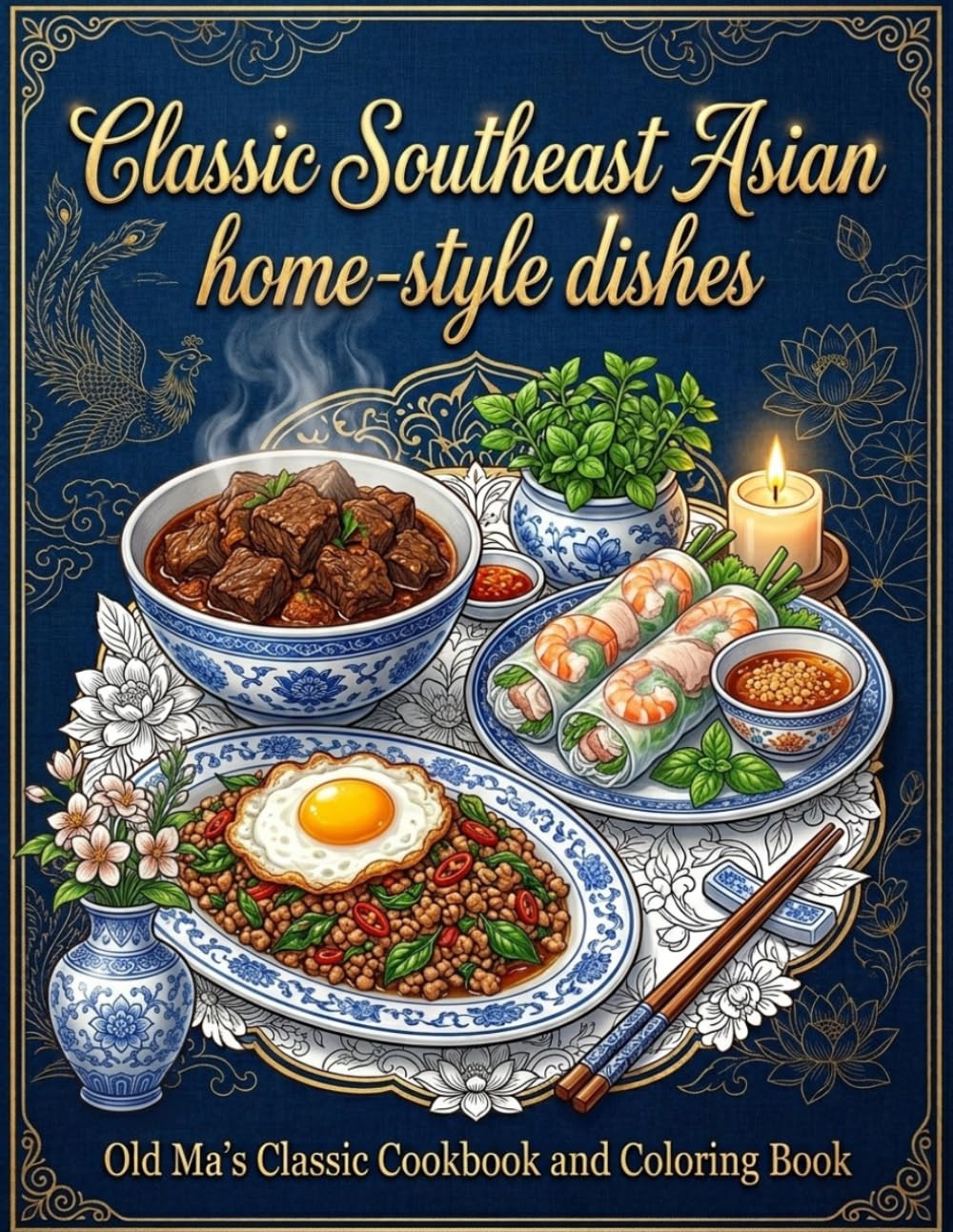 Classic Southeast Asian home-style dishes (Old Ma's Classic Cookbook and Coloring Book)