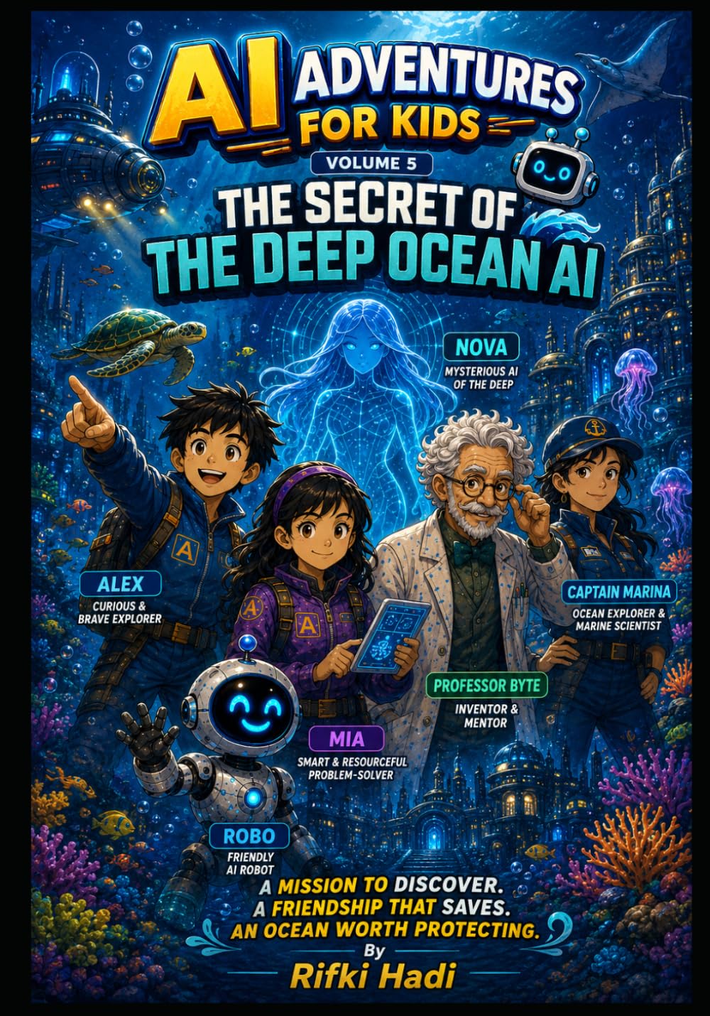 AI Adventures for Kids Volume 5: The Secret of the Deep Ocean AI
