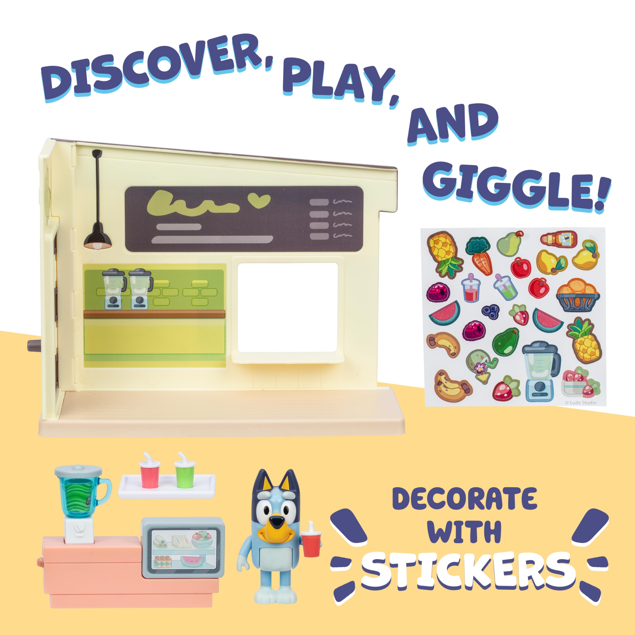 Bluey Mini Home Playset, Includes Bluey Figure With 5 Play Pieces , Toddler Toy