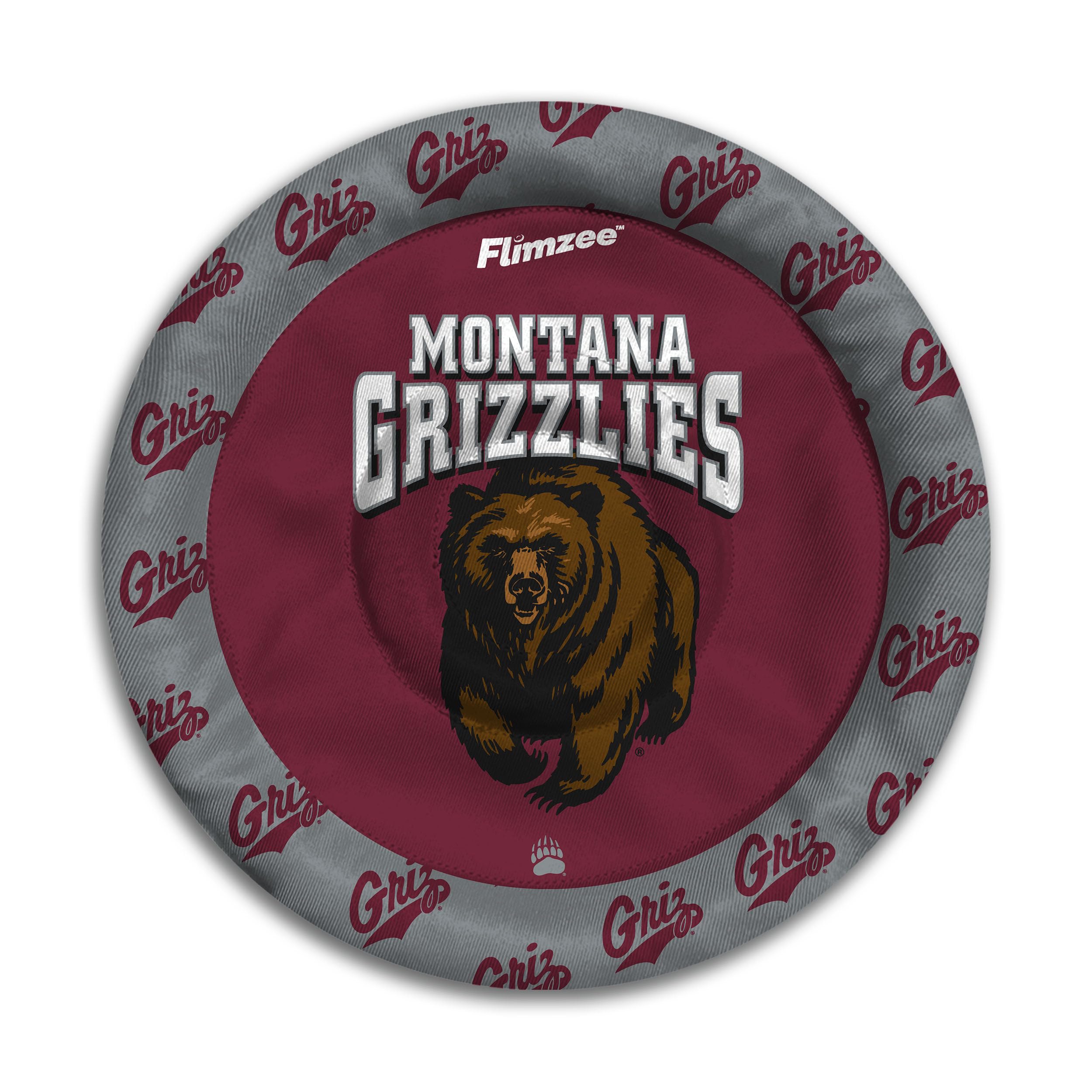 YouTheFan NCAA Montana Grizzlies Flimzee Bean Bag Flying Disc