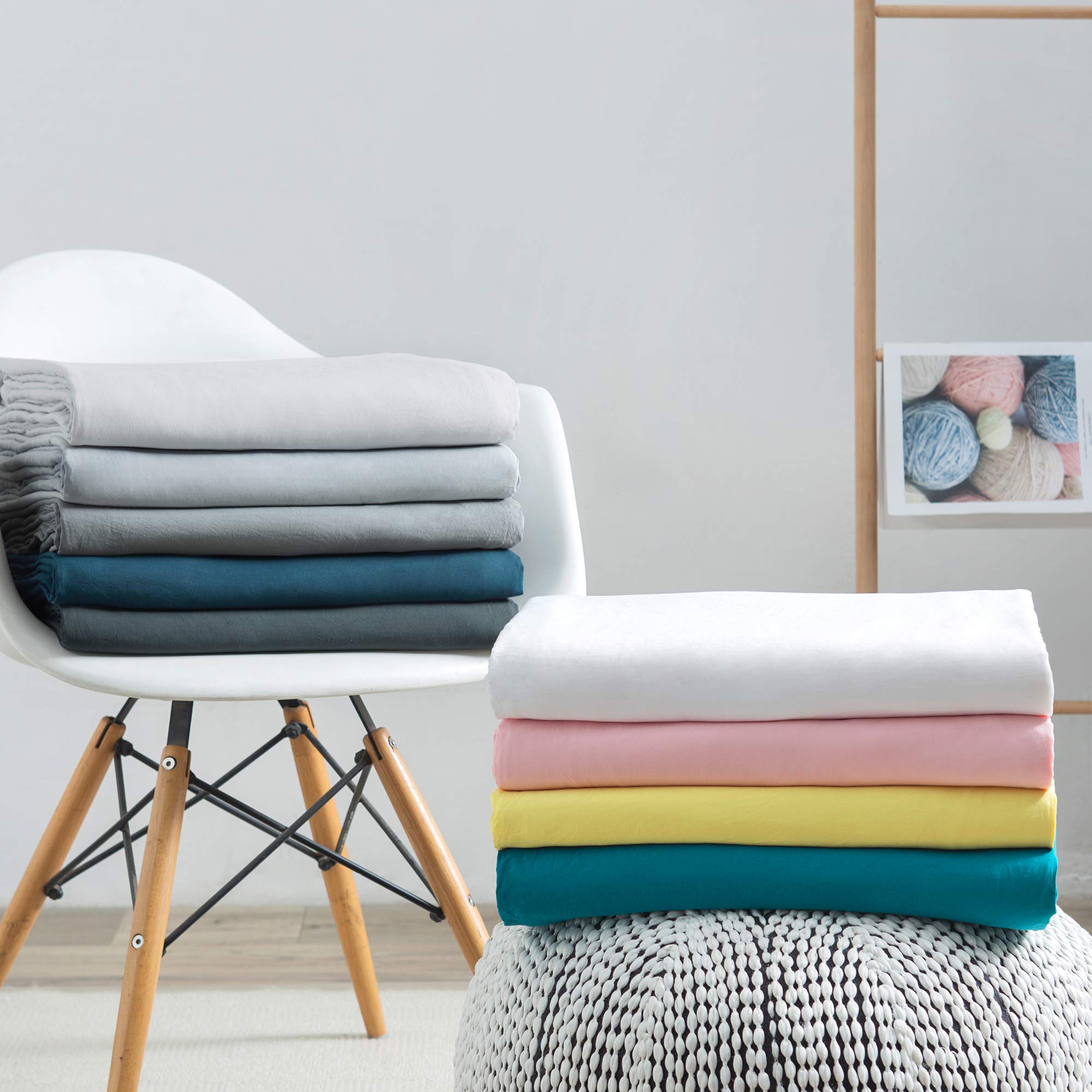 Duvet Cover - Natural Loft King - Nightfall Navy