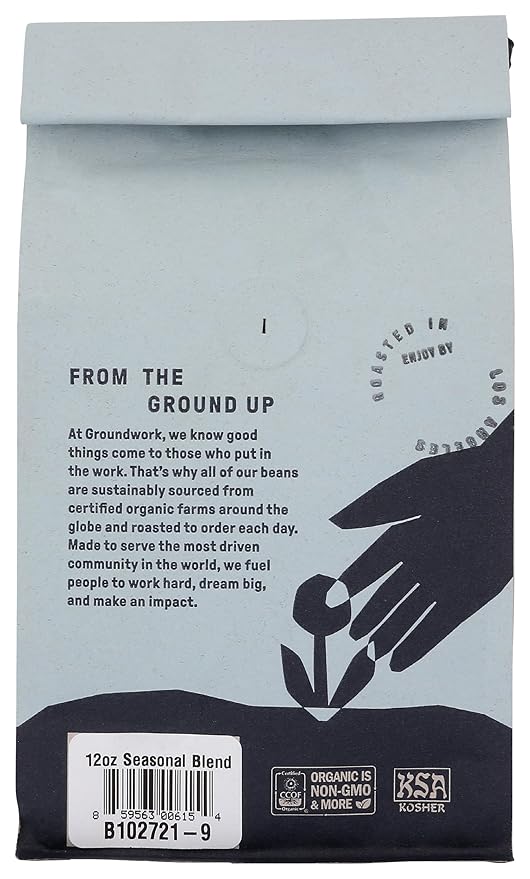 GROUNDWORK COFFEE CO Holiday Blend Café Molido 12 oz miniatura 2