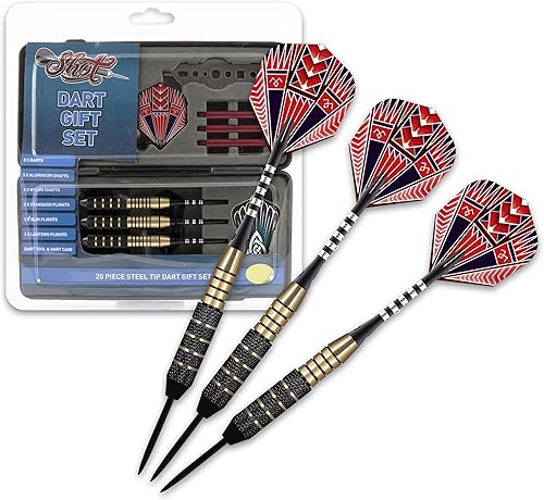 Shot! Juego de dardos con punta de acero para regalo (22)