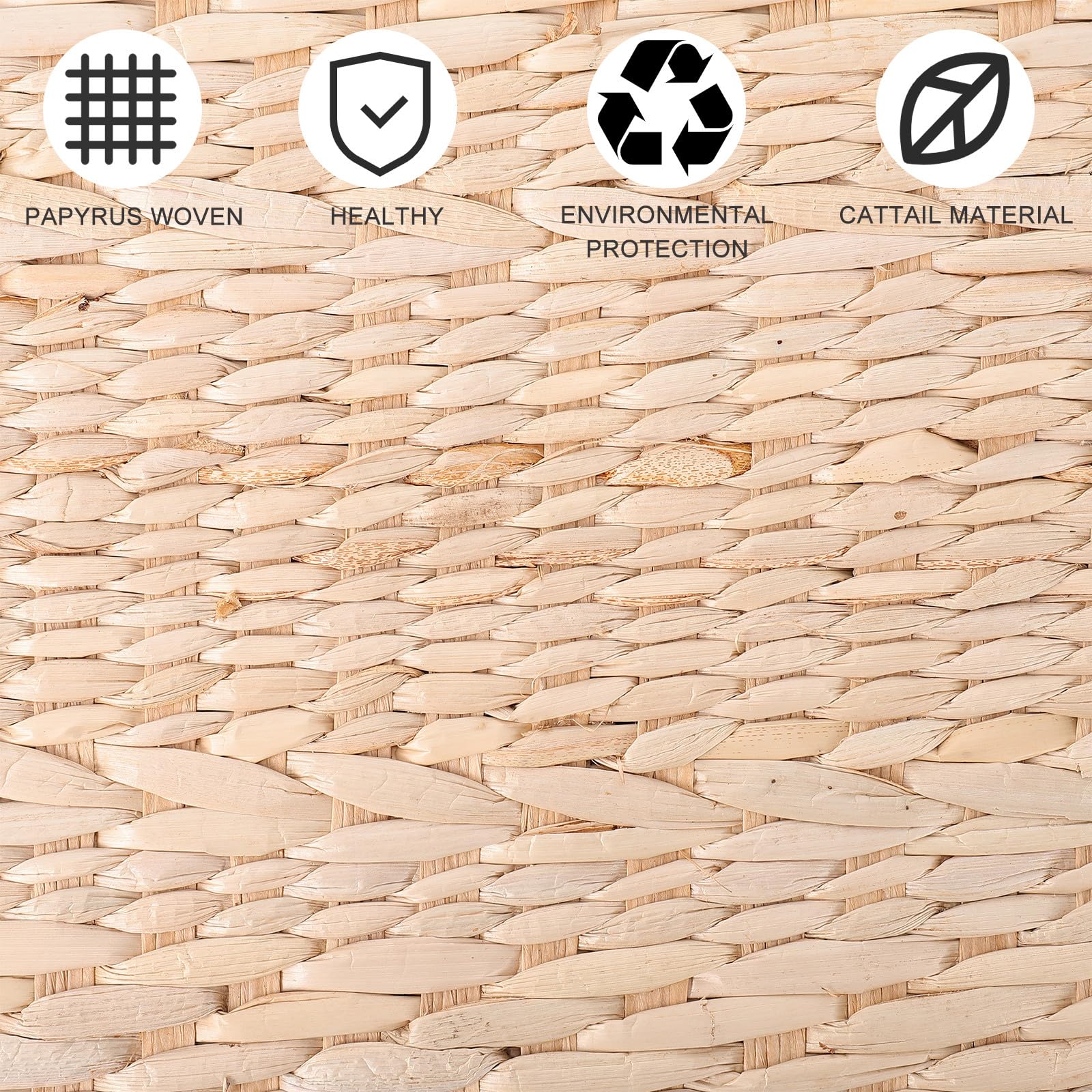 Abaodam Tapis de Contemplation en Paille Tissé la Main, Coussin Futon Beige Résistant la Pression et Pliable, pour Yoga et Usage Intérieur