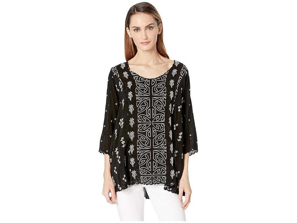 

Johnny Was Ridden Blouse (Black) Women's Blouse