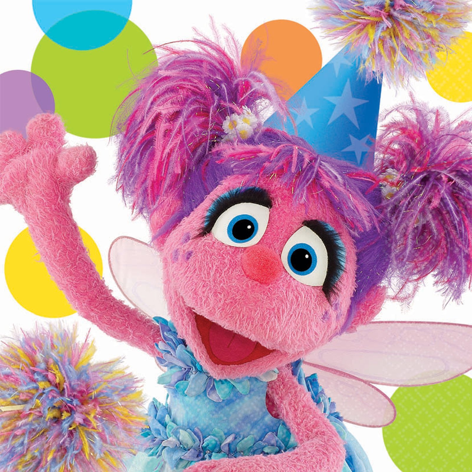 Amscan Abby Lunch Napkins, Multicolor