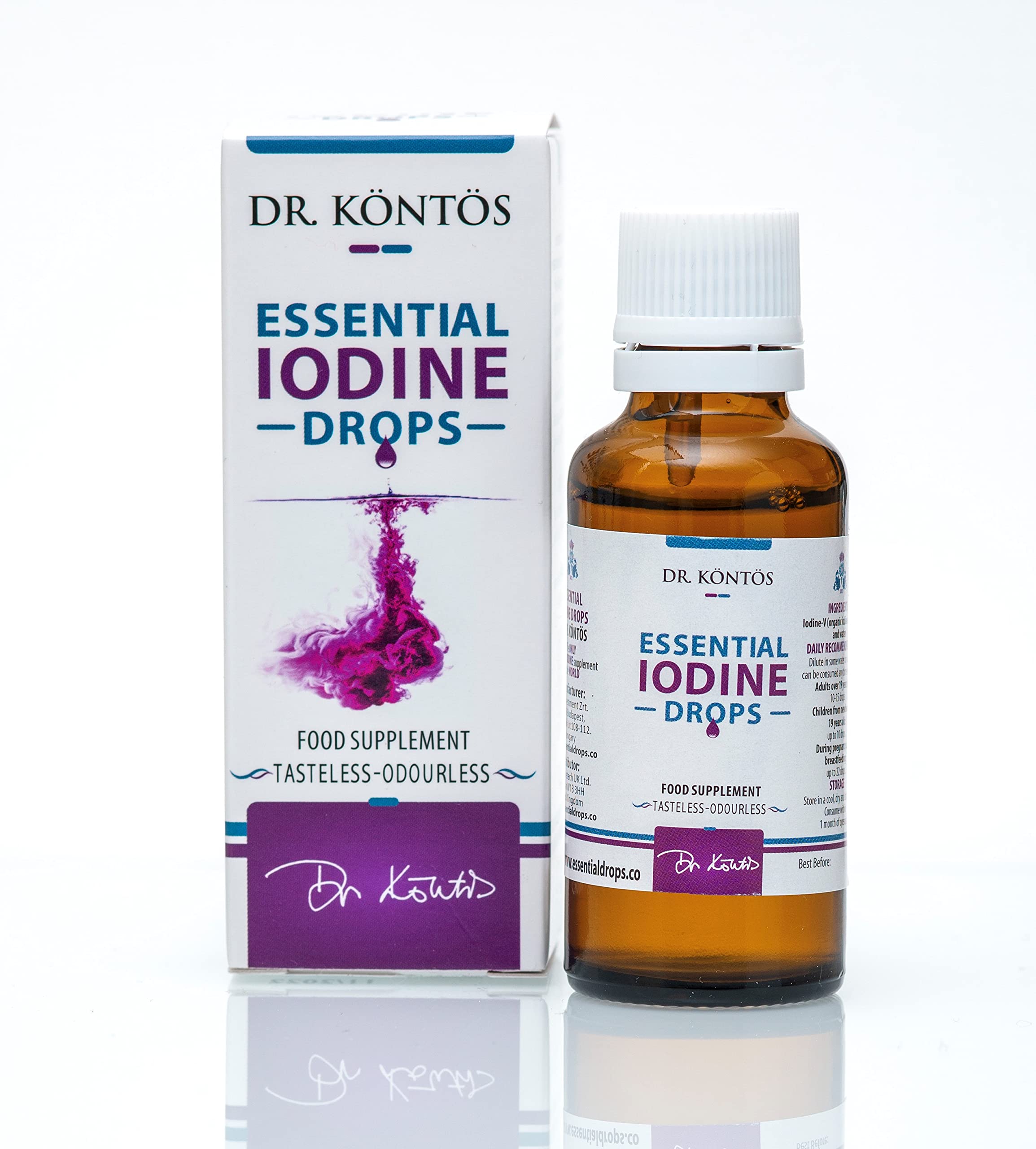 Buy Dr. Kontos Essential Iodine Drops a FULVIC ACID Food Supplement
