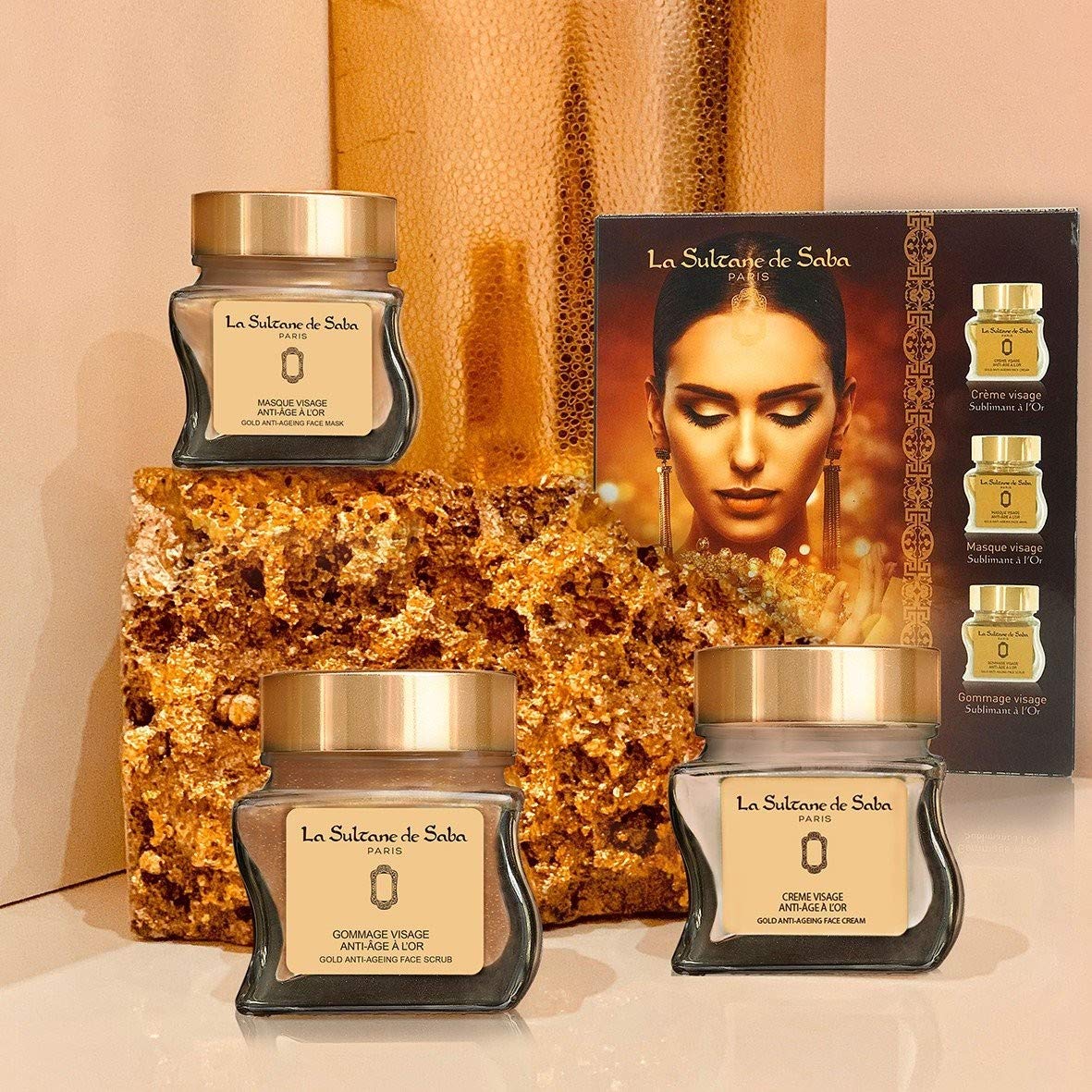 La Sultane de saba - Coffret visage anti-âge à l'or - 3700448605054