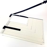 Vista 5 de Cortador de papel estilo guillotina 21" longitud de corte x 16" pulgadas de metal Base Trimmer