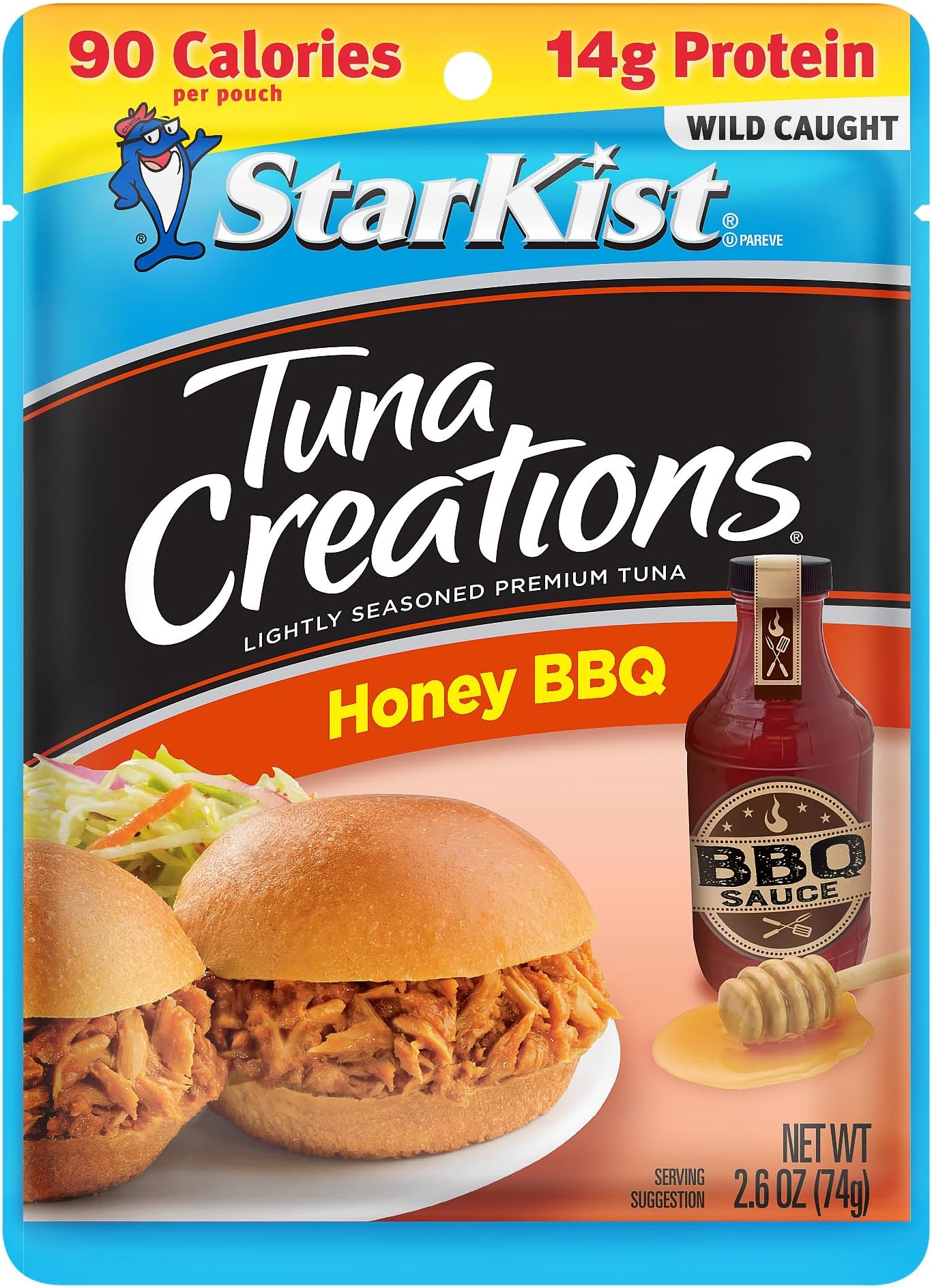 StarKist Tuna Creations Honey BBQ, Single Serve Pouch, 2.6 oz