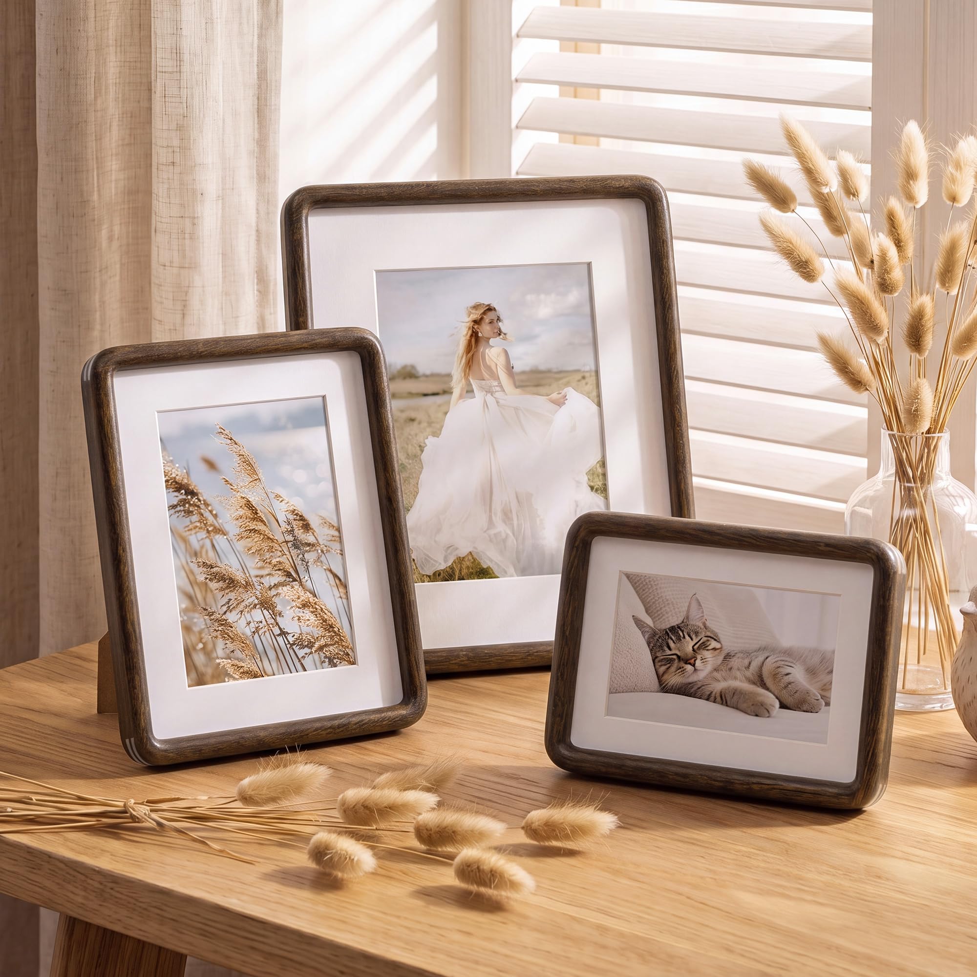 Amazon.com - Fun Memories 5x7 Picture Frame, Solid Wenge Wood