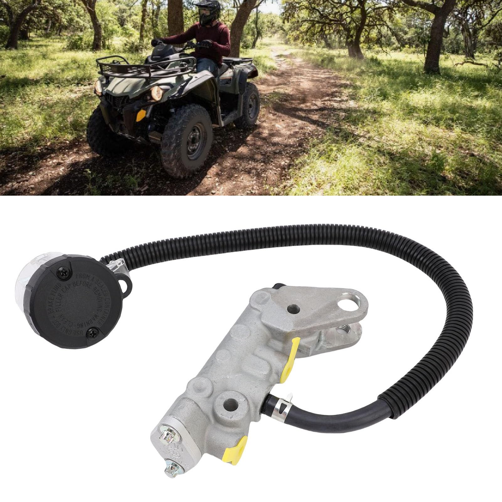 Hauptbremszylinderpumpe füR Hinterradbremse, 705601273, Ersatz füR Renegade 500 570 650 800R 850 1000 R, Powersports-Bremszubehör