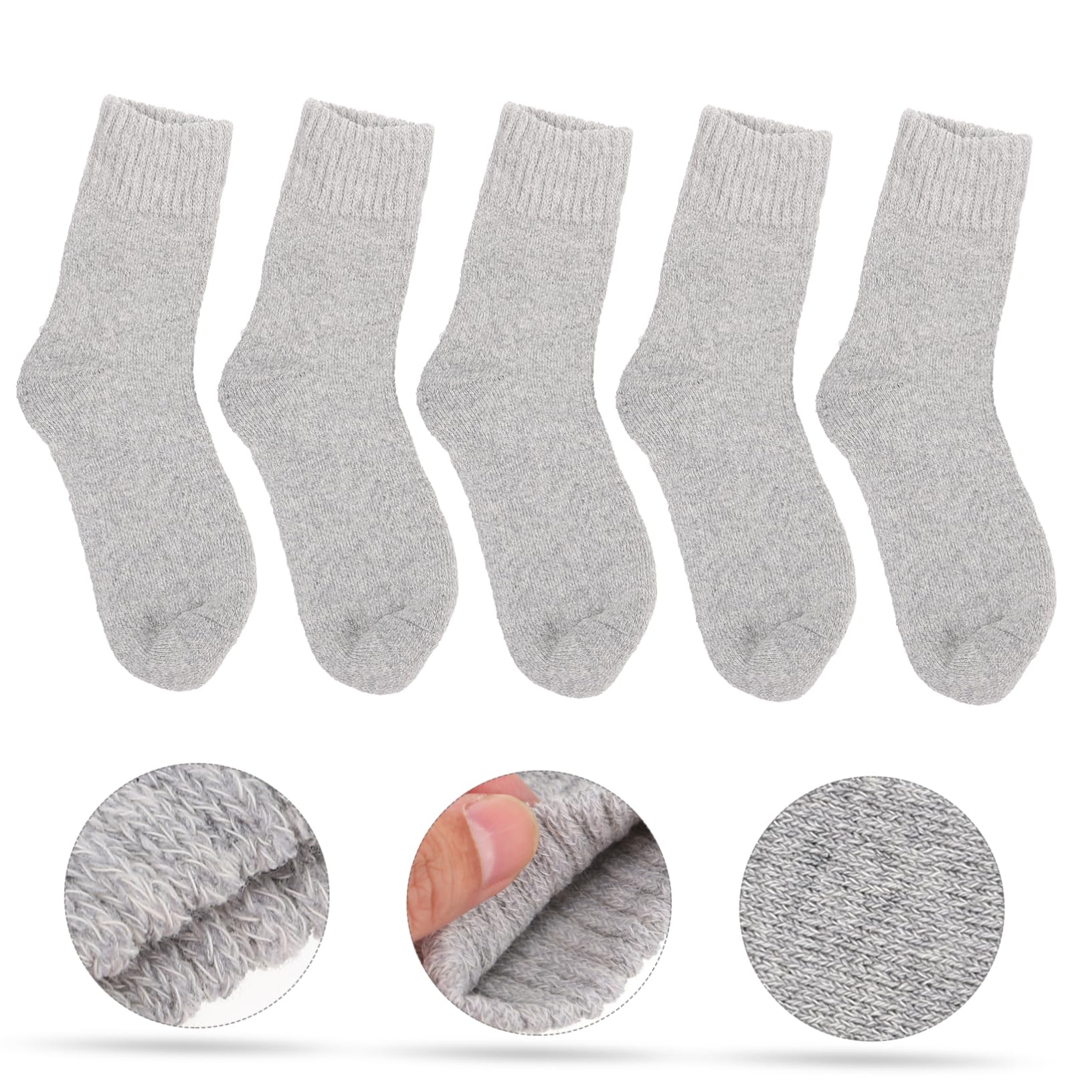SHERCHPRY 10paare Damen Wintersocken Aus Baumwolle Dicke Warme Und Atmungsaktive Schlafsocken Für Herbst Und Winter Für Und Täglichen Komfort