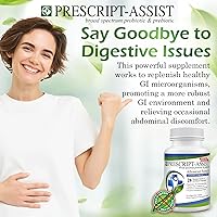 Vista 4 de Prescript-Assist Prebióticos y probióticos para la salud digestiva e inmunológica sin proteína de guisante para una rápida absorción, avanzada a