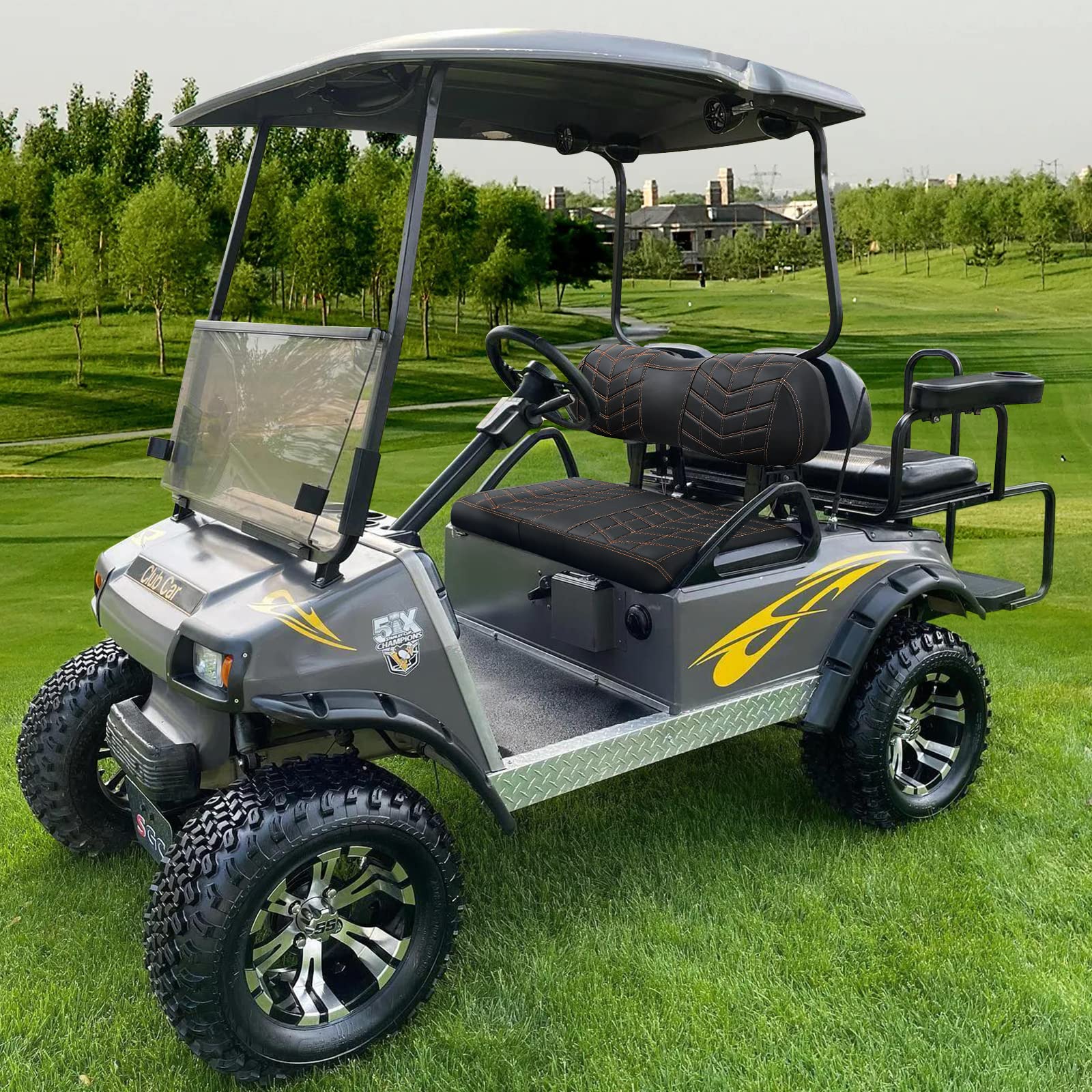 Amazon.co.jp: iLSKW ゴルフカートシート レザーカバー クラブカーDS