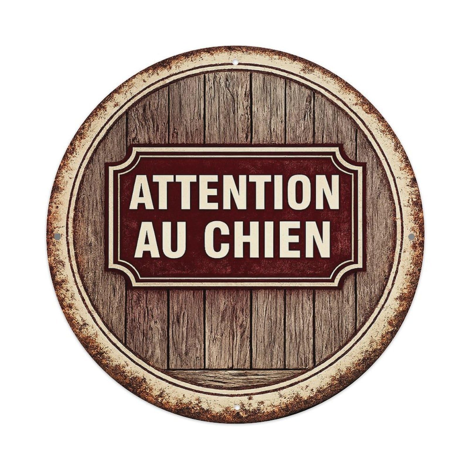 Barrel Sign Pattern Metal Tin Sign Plaque