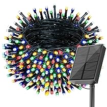 SOLARBABY Illuminazione solare natalizia per esterni, 1 x 20 m, 200 LED, impermeabile, IP65, 8 modalità, catena luminosa solare per giardino, esterni, Natale, terrazza, albero di Natale, decorazione