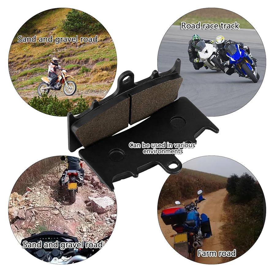 Amazon.com: SOLLON Front and Rear Brake Pads for Kawasaki