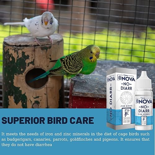 Miniatura 3 de VHD MyBird Nova NO-Diarr - Hierro y zinc para pájaros jaulas  para periquitos, canarios domésticos, loros, jilgueros y palomas, pájaros jaulas