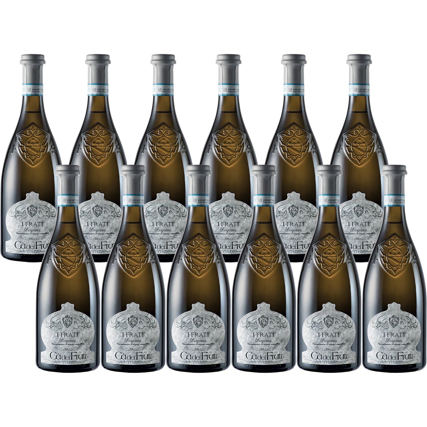 Cà dei Frati Lugana i Frati DOC 2023 - Noble White Wine - For Wine Lovers - Perfect for Dinner Parties - 12x750ml - Popu