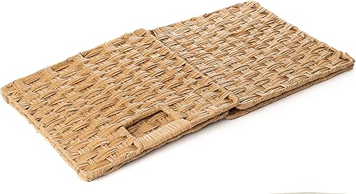 Miniatura 5 de Blue Ridge Basket Company - Cesta de almacenamiento plegable de plástico sintético con marco de alambre de hierro (juego de 4)