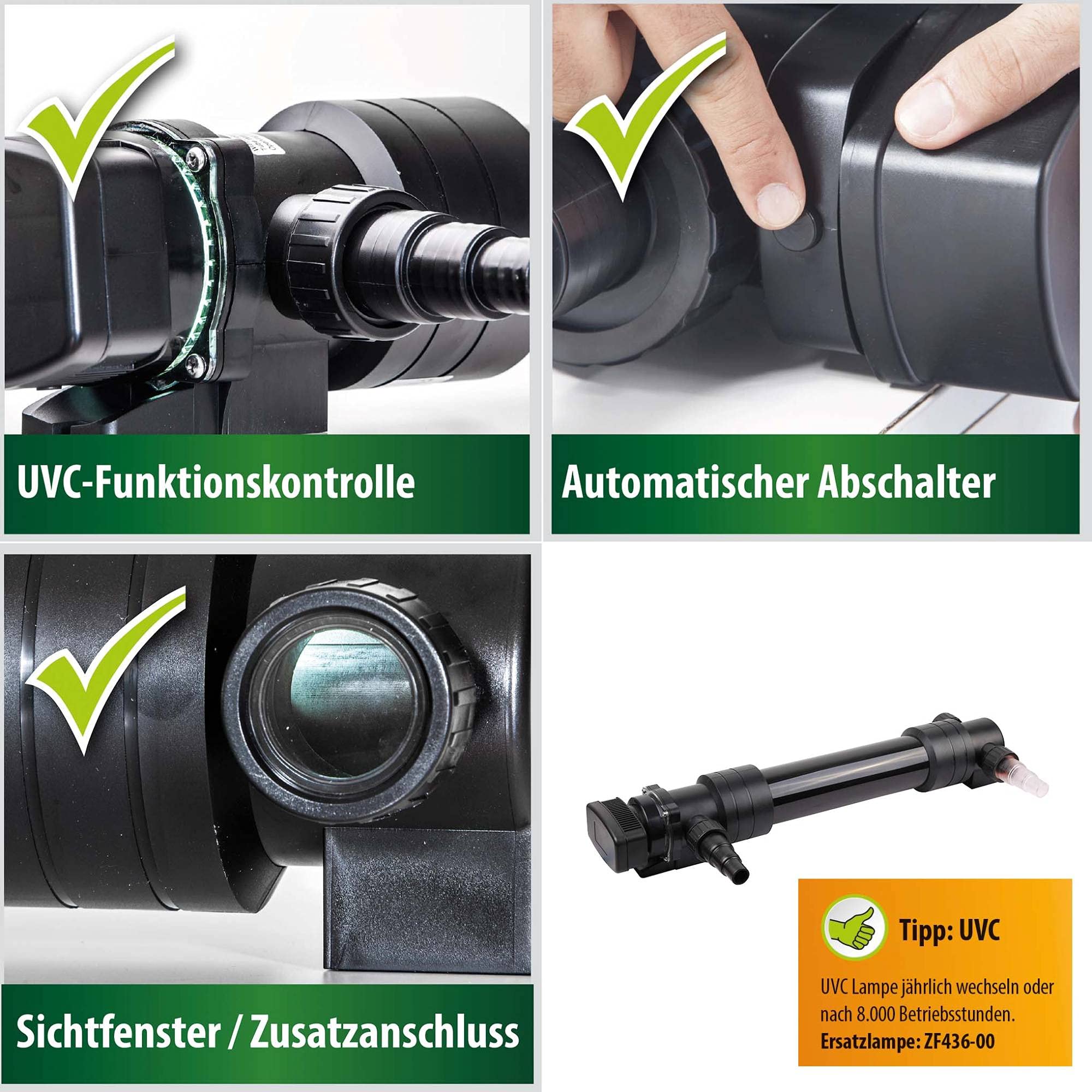 Heissner Depuradora UVC de 36 W.