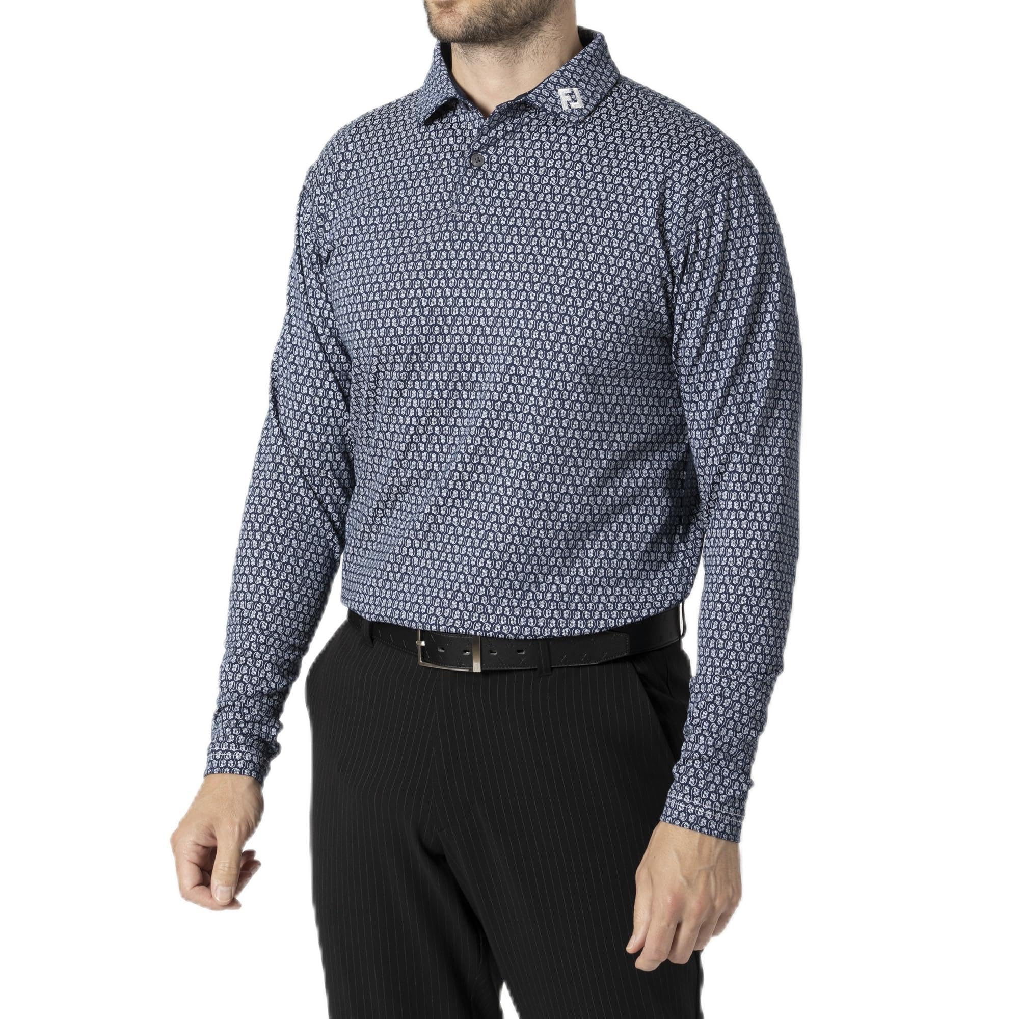 フットジョイ FOOTJOY MEN'S 起毛サラマンダープリント 長袖シャツ メンズ FJ-F24-S18 ゴルフウェア ゴルフ 2024秋冬モデル 日本正規品 Amazon | [フットジョイ] シャツ 起毛サラマンダープリント 長袖シャツ