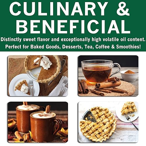 Miniatura 4 de Spices Village Canela en polvo 8 onzas  a base de palitos de canela enteros ideal para hornear cocinar té café batidos  certificado Kosher sin