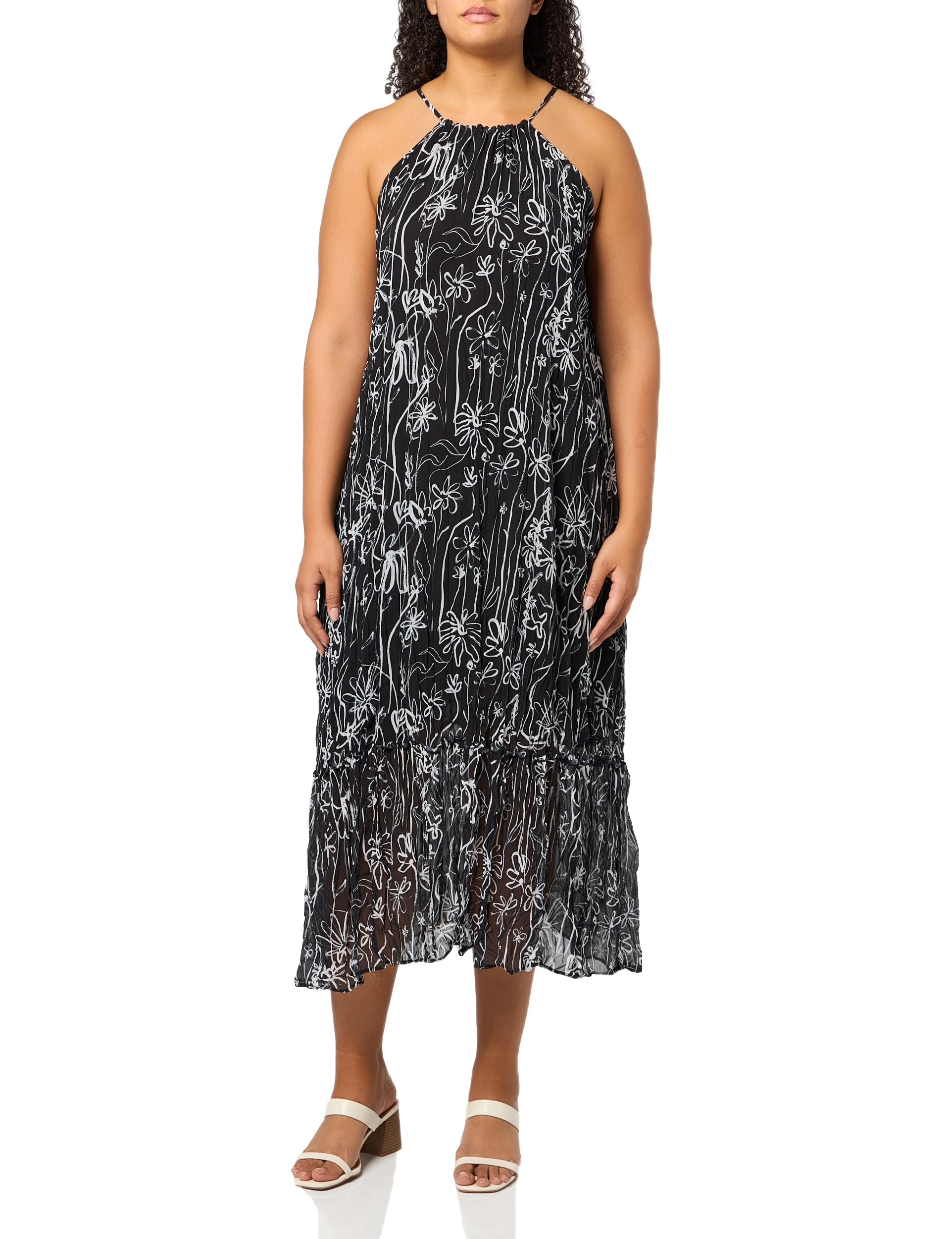 Desigual Women's Woman Woven Dress Sleeveless Jacket Desigual Women's Sleeveless Woven Dress - Bohemian Style Summer Dress Desigual Dresses