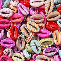 Vista 1 de 200 cuentas acrílicas de conchas de color, cuentas temáticas de océano y mar, cuentas de verano Hawaii para hacer joyas, kit de cuentas, pulseras