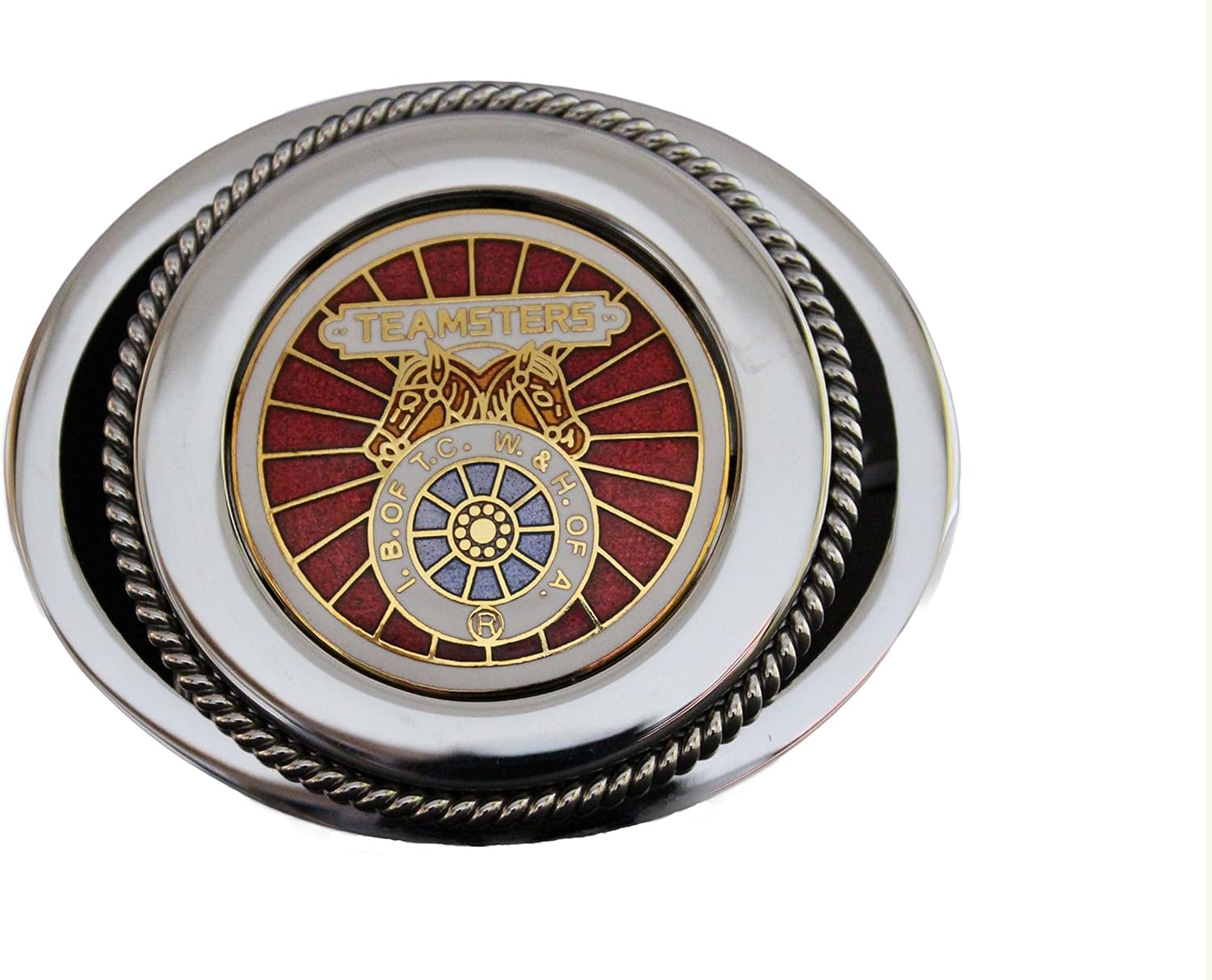 Union Teamsters Powerhouse Belt Buckle #BW-BB-TS