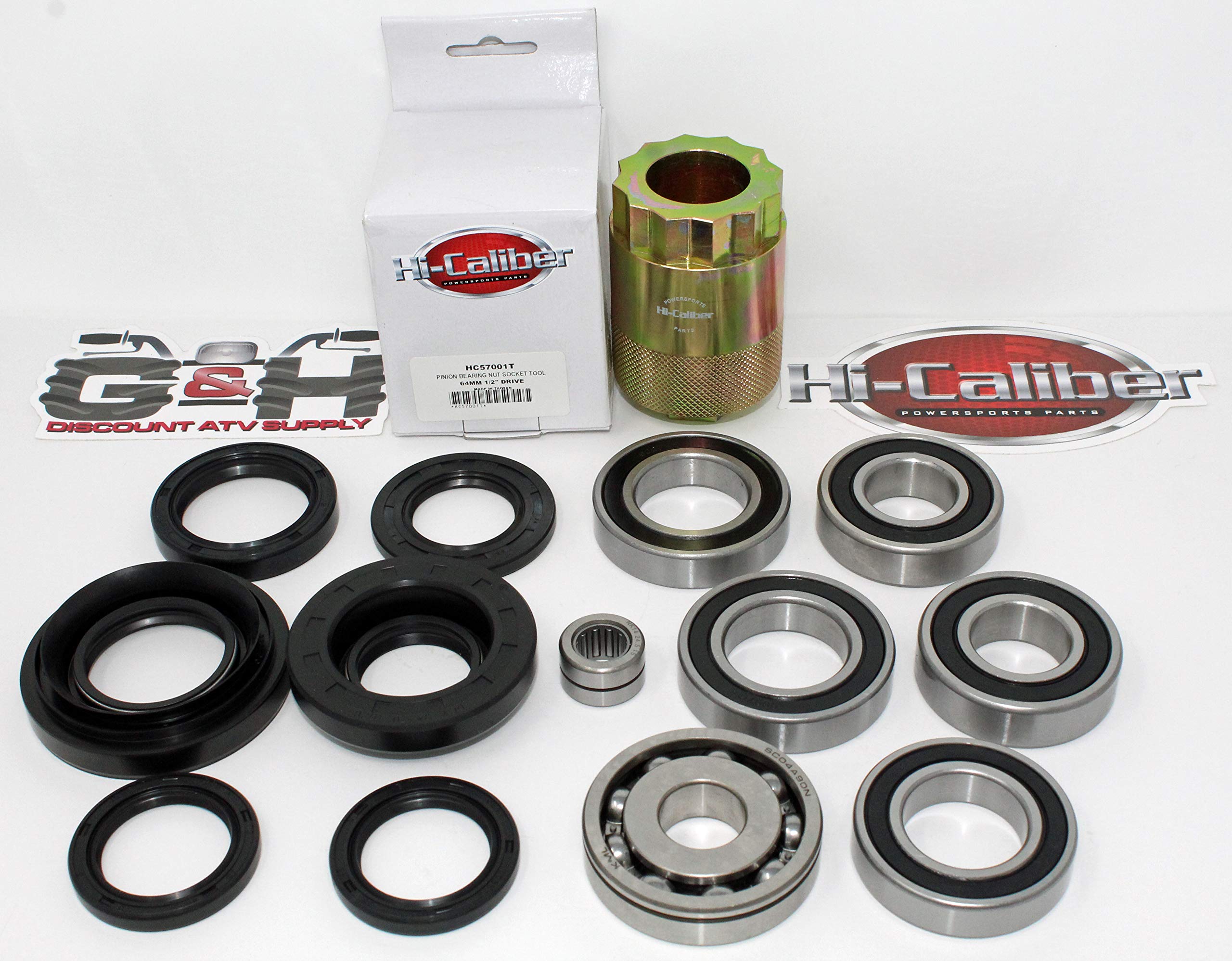 Rear Differential & Axle Bearing & Seal Kit and Pinion Tool for